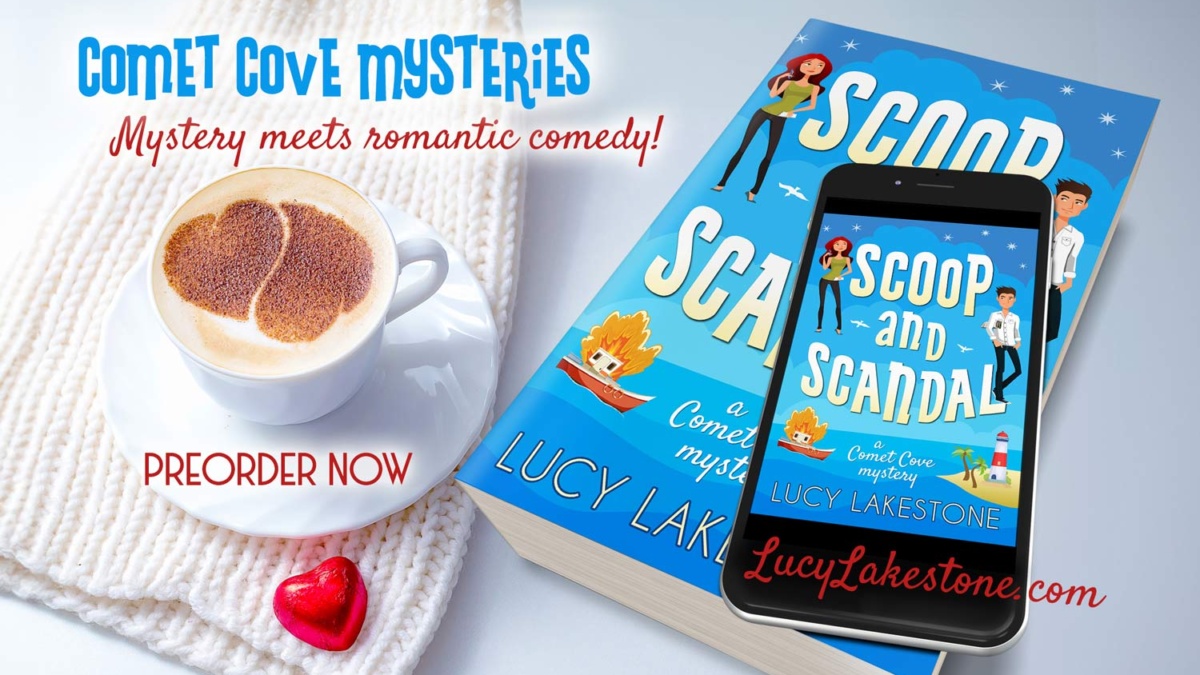 SCOOP AND SCANDAL is the first Comet Cove Mystery.