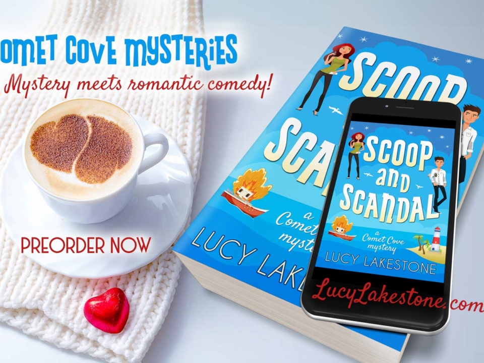 SCOOP AND SCANDAL is the first Comet Cove Mystery.